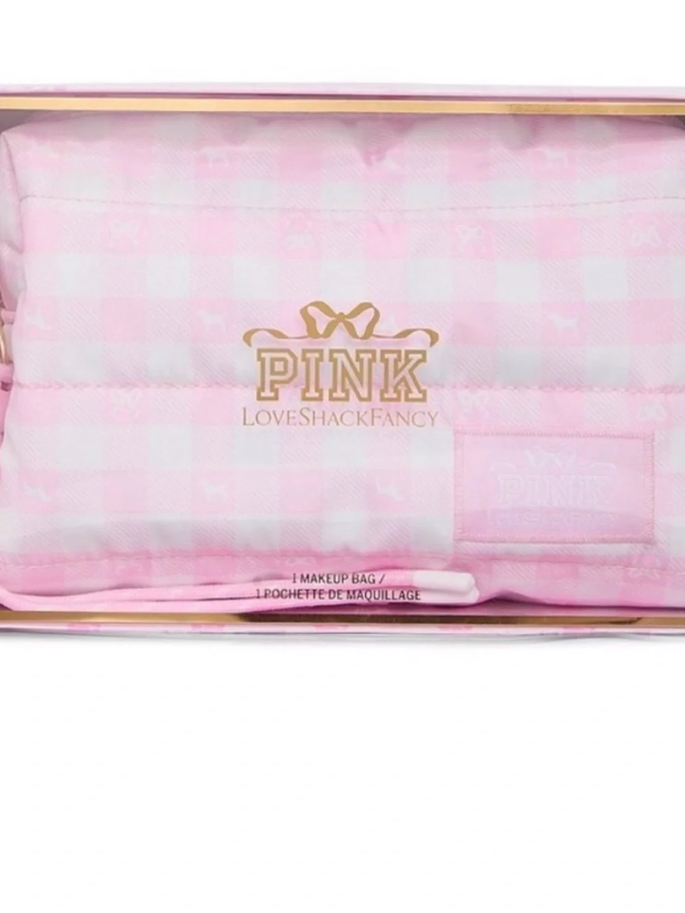 VS Pink x Love Shack Fancy Makeup Pouch